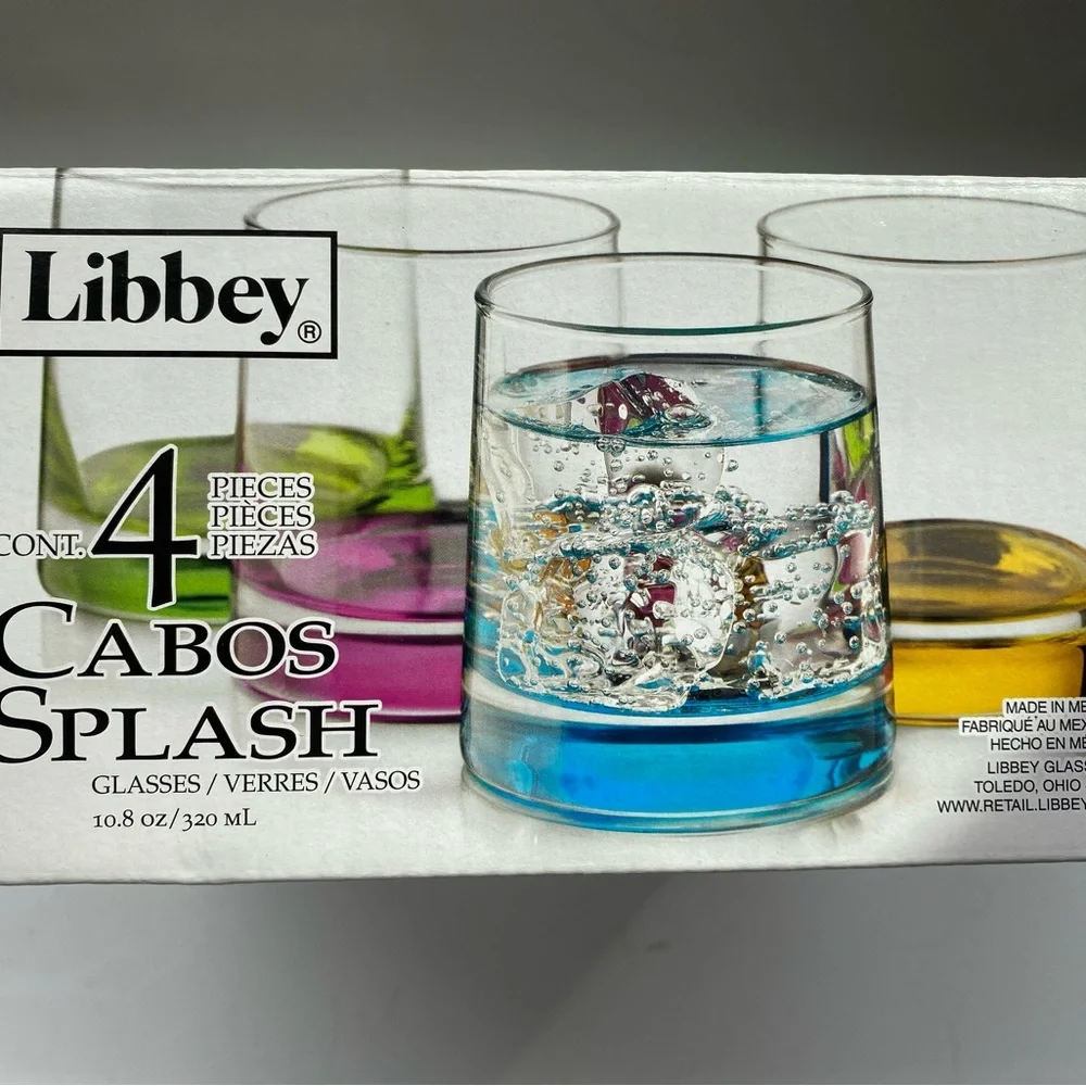 NEW W/BOXES LIBBY Just Desserts Multiple Clear Parfait, Zombie, Cabo Splash Sets
